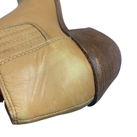 Madewell The Myles Ankle Boot Desert‎ Camel SZ 6 bootie brown tan women cowboy - Picture 10 of 10